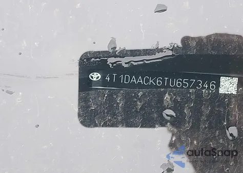 2026 Toyota Camry Se from USA, damaged, VIN 4T1DAACK6TU657346